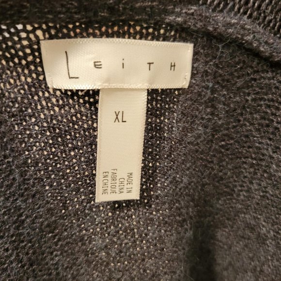 Leithe Long Charcoal Open Front Duster - Picture 5 of 5